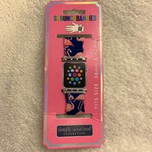 NWT Simply Southern Scrunch Flamingo Watch Band